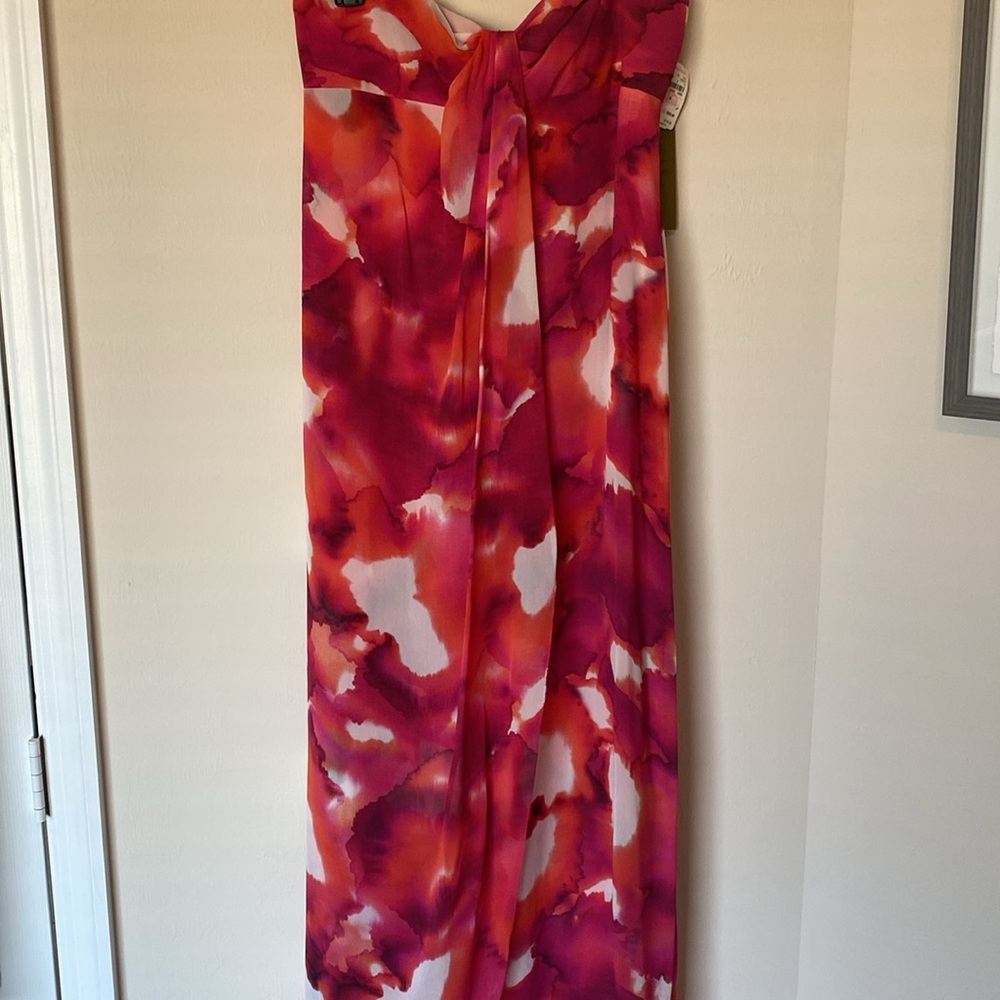 Nicole Miller Strapless Maxi Dress